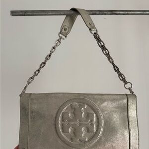 Tory Burch Silver‎ Chain Shoulder Bag